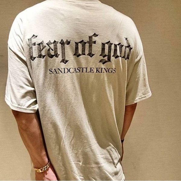 Mens Fear of God Letters Printed T-shirts Summer Casual Male Solid Color Tees Short Sleeve Tops Free Shipping
Mens Fear of God Letters Printed T-shirts Summer Casual Male Solid Color Tees Short Sleeve Tops Free Shipping