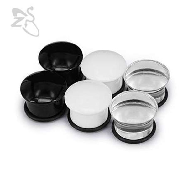 5mm - 20mm single flare acrylic ear plugs tunnel expander piercing ear gauges with o-ring flesh tunnel body piercing jewelry, Silver
5mm - 20mm single flare acrylic ear plugs tunnel expander piercing ear gauges with o-ring flesh tunnel body piercing jewelry, Silver