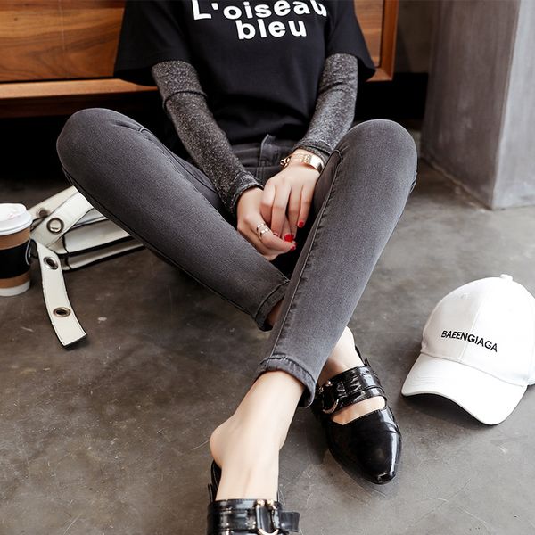 2018 autumn elastic high waist jeans woman skinny jeans stretch ladies slim denim pants trousers for women plus size, Blue
2018 autumn elastic high waist jeans woman skinny jeans stretch ladies slim denim pants trousers for women plus size, Blue