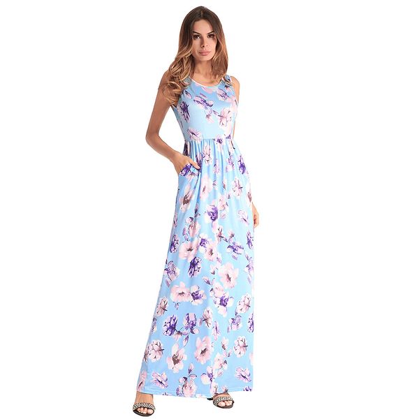 2018new arrived summer's women's fashion print dress o-neck sleeveless sundress casual dresses maxi long dress size s l xl 2xl, Black;gray
2018new arrived summer's women's fashion print dress o-neck sleeveless sundress casual dresses maxi long dress size s l xl 2xl, Black;gray