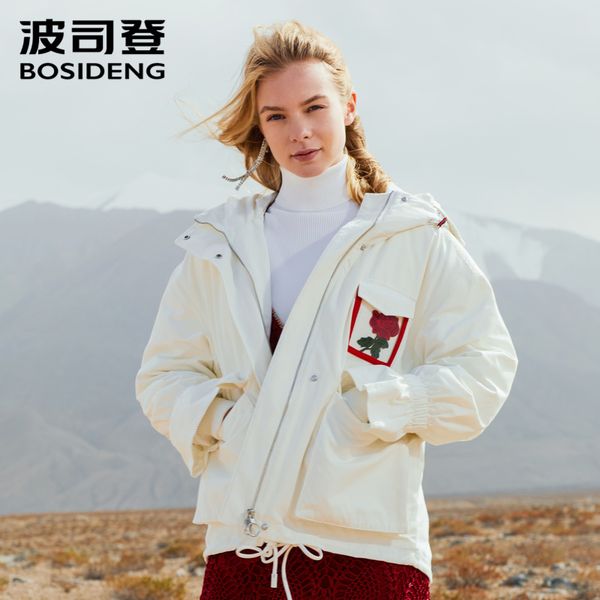 bosideng rose collection 208 new winter down coat women down jacket hooded outwear white pagoda cuff b80141122, Black
bosideng rose collection 208 new winter down coat women down jacket hooded outwear white pagoda cuff b80141122, Black