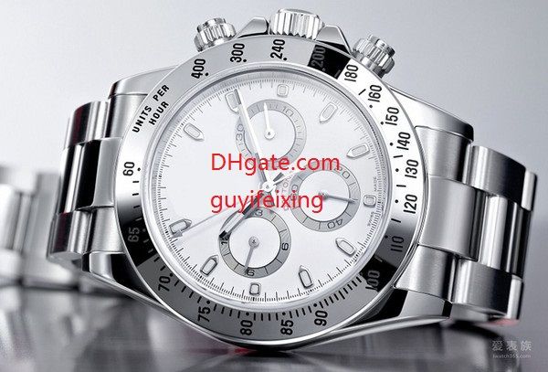 luxury men stainless steel watches 116520 40mm white dial date automatic mechanical classical man sport watch wristwatch no chronograph, Black
luxury men stainless steel watches 116520 40mm white dial date automatic mechanical classical man sport watch wristwatch no chronograph, Black