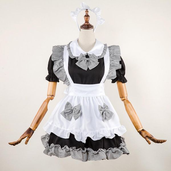 japan anime girl cute maid costume high school student outfit cosplay fance dress sexy, Black
japan anime girl cute maid costume high school student outfit cosplay fance dress sexy, Black