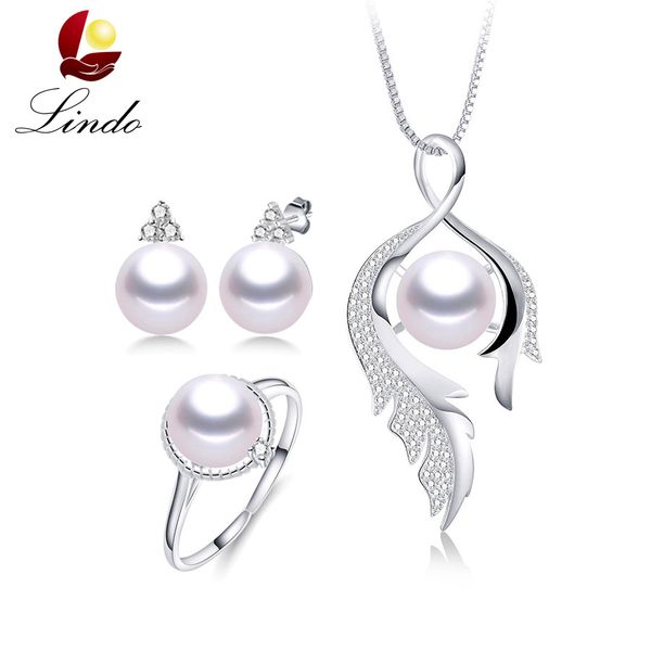 women 3pcs 100% 5a natural freshwater pearl jewelry sets almost no defect fashion pure s925 sterling silver party jewelry lindo, Black
women 3pcs 100% 5a natural freshwater pearl jewelry sets almost no defect fashion pure s925 sterling silver party jewelry lindo, Black