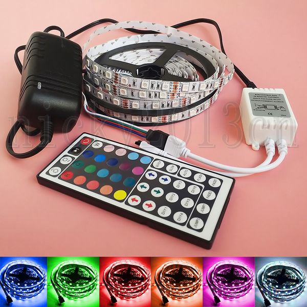 full kit 5m 5050 rgb led flexible strip light tape 300leds non waterproof + 12v 3a power supply + 44key remote controller
full kit 5m 5050 rgb led flexible strip light tape 300leds non waterproof + 12v 3a power supply + 44key remote controller