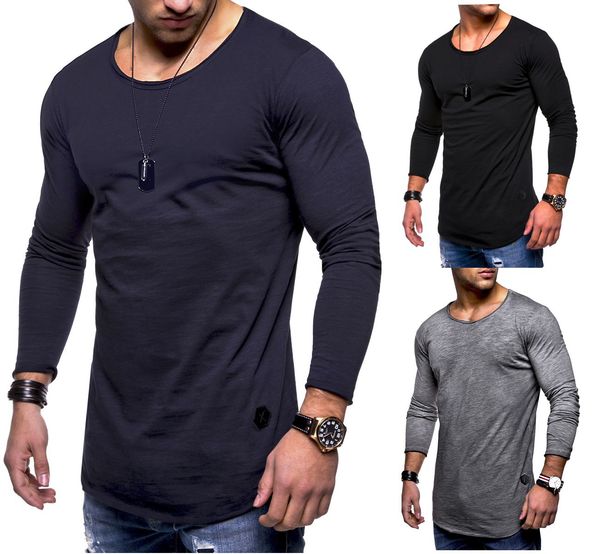 2018 summer new fashion men's long sleeve t shirt round neck casual mens solid color cotton t-shirt male high quality, White;black
2018 summer new fashion men's long sleeve t shirt round neck casual mens solid color cotton t-shirt male high quality, White;black
