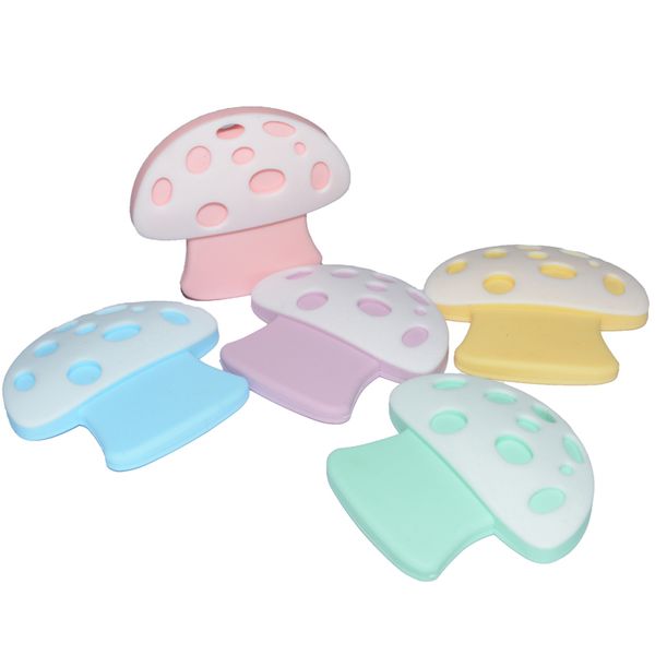 mushroom silicone teething beads diy chewable pendant necklace pacifier loose beads safe food grade silicone nursing chewlry beads teether
mushroom silicone teething beads diy chewable pendant necklace pacifier loose beads safe food grade silicone nursing chewlry beads teether