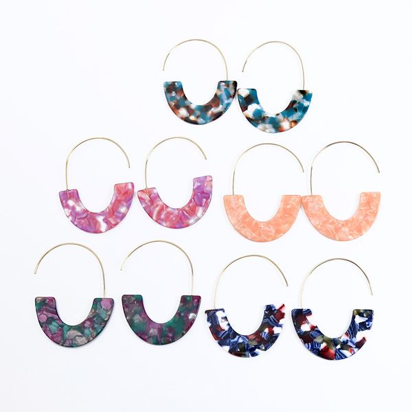 2018 рождественские подарки для девочек мода lucite hoops акварель ацетат смола геометрическая латунь серьги обруча для женщин ювелирные изд, Silver
2018 рождественские подарки для девочек мода lucite hoops акварель ацетат смола геометрическая латунь серьги обруча для женщин ювелирные изд, Silver