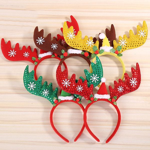 new christmas decorations christmas antler hair bands red sequin snowflake non woven headband holiday party birthday party supplies fwx9-759
new christmas decorations christmas antler hair bands red sequin snowflake non woven headband holiday party birthday party supplies fwx9-759