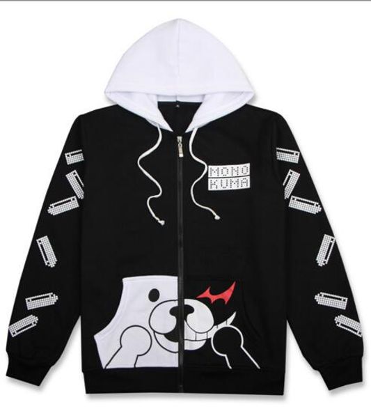 danganronpa cosplay hoodie monokuma anime hoodie black and white bear long sleeve zip up lightweight hooded jacket plus size
danganronpa cosplay hoodie monokuma anime hoodie black and white bear long sleeve zip up lightweight hooded jacket plus size