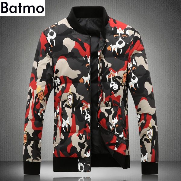 batmo 2018 new arrival winter printed 80% white duck down jackets men ,men's warm winter parkas y18880, Black
batmo 2018 new arrival winter printed 80% white duck down jackets men ,men's warm winter parkas y18880, Black