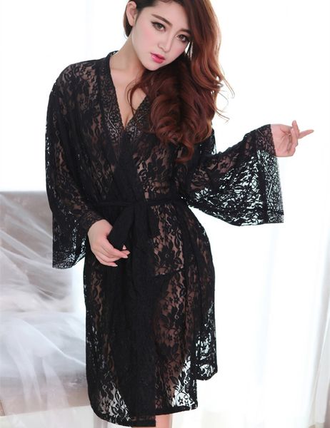 lace robe set silk robe gecelik bathrobe roupao mulher batas de seda roupas feminina lingerie lace bathrobe sleepwear, Black;red
lace robe set silk robe gecelik bathrobe roupao mulher batas de seda roupas feminina lingerie lace bathrobe sleepwear, Black;red