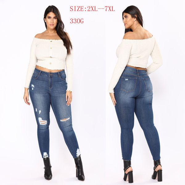 Plus Size Jeans Hole Ripped Women Pants Cool Denim Vintage Slim Jeans For Girl High Waist Casual Pants Female Slim Jeans
Plus Size Jeans Hole Ripped Women Pants Cool Denim Vintage Slim Jeans For Girl High Waist Casual Pants Female Slim Jeans