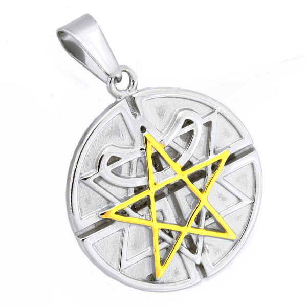 FANSSTEEL Stainless steel men's women's punk vintage jewelry corss trianglecircle and gold plating star Pendant gift for brothers FSP17W13G, Bronze;silver
FANSSTEEL Stainless steel men's women's punk vintage jewelry corss trianglecircle and gold plating star Pendant gift for brothers FSP17W13G, Bronze;silver