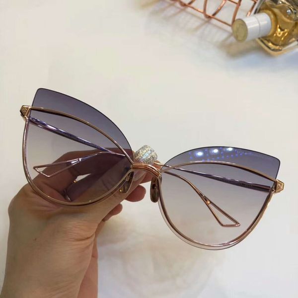 womens night bird-one rose gold cat eye sunglasses ladies rimless sunglasses eye wear new with box, White;black
womens night bird-one rose gold cat eye sunglasses ladies rimless sunglasses eye wear new with box, White;black