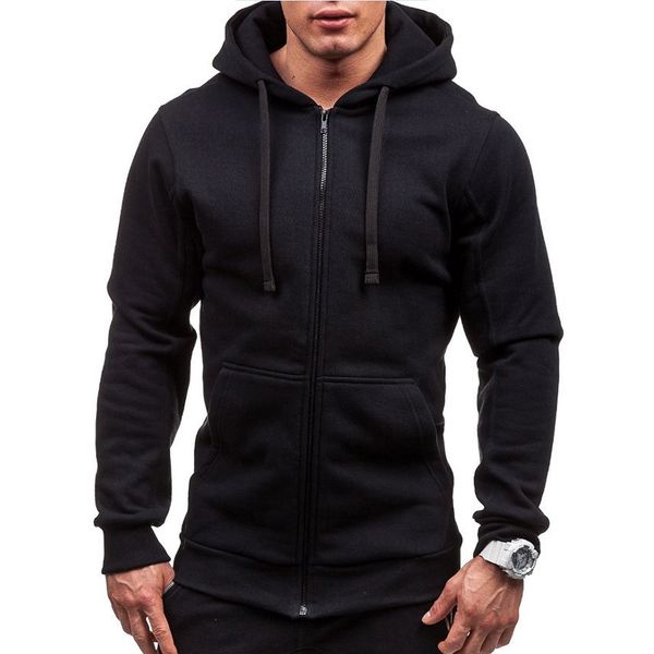 2018 slim fit mens hoodies zipper coats and jackets male hip hop hoodies and sweatshirts hooded sweatshirt hoody tracksuit, Black
2018 slim fit mens hoodies zipper coats and jackets male hip hop hoodies and sweatshirts hooded sweatshirt hoody tracksuit, Black