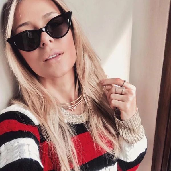 2018 special design cat eye women sunglasses fashion sun glasses metal hinge 6 colors melody2041 store wholesale glasses shop, White;black 
2018 special design cat eye women sunglasses fashion sun glasses metal hinge 6 colors melody2041 store wholesale glasses shop, White;black