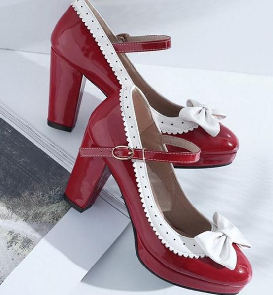 send waterproof table coarse heel high-heeled single shoes big size women shoes 40--46 small code 32--33, Black
send waterproof table coarse heel high-heeled single shoes big size women shoes 40--46 small code 32--33, Black