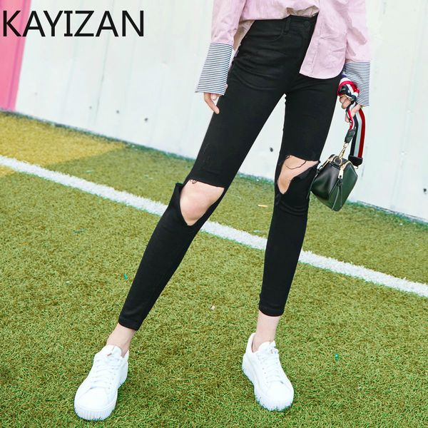 kayizan broken hole women jeans 2018 autumn new slim cutting hollow broken cowboy pencil pants black wild trousers personality, Blue
kayizan broken hole women jeans 2018 autumn new slim cutting hollow broken cowboy pencil pants black wild trousers personality, Blue