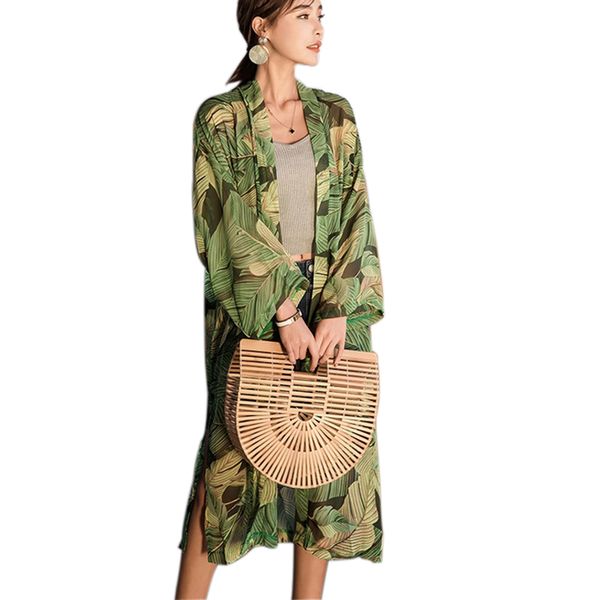 2018 summer fashion women floral print long kimono cardigan long sleeve summer blouse blusas bohemian chiffon vintage kimono, White
2018 summer fashion women floral print long kimono cardigan long sleeve summer blouse blusas bohemian chiffon vintage kimono, White
