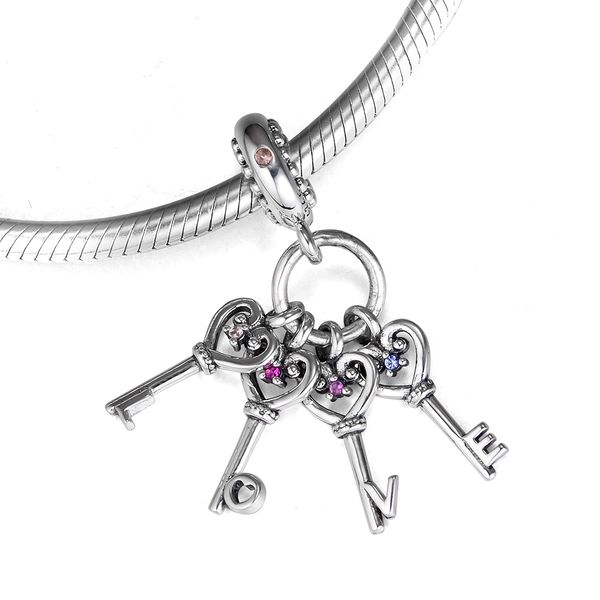 2018 autumn 925 sterling silver jewelry keys of love dangle charm beads fits bracelets necklace for women jewelry making, Bronze;silver
2018 autumn 925 sterling silver jewelry keys of love dangle charm beads fits bracelets necklace for women jewelry making, Bronze;silver