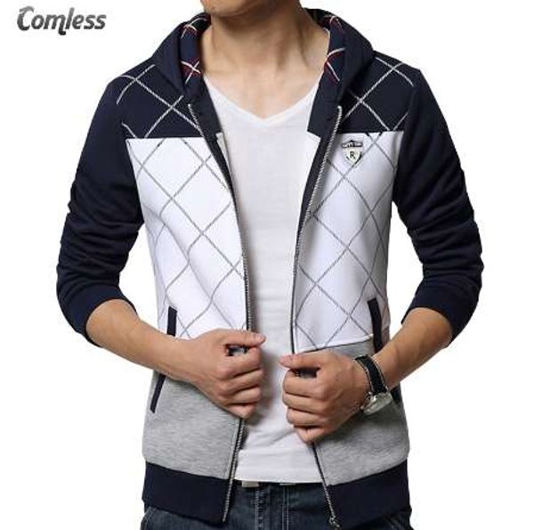 spring autumn mens casual slim fit hooded hoodies sweatshirt sportswear male patchwork fleece jacket plus size 4xl 5xl, Black
spring autumn mens casual slim fit hooded hoodies sweatshirt sportswear male patchwork fleece jacket plus size 4xl 5xl, Black