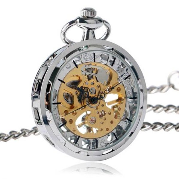 charm silver simple mechanical pocket watch hand-winding retro fashion hollow pendant fob chain for women men nurse gifts, Slivery;golden
charm silver simple mechanical pocket watch hand-winding retro fashion hollow pendant fob chain for women men nurse gifts, Slivery;golden