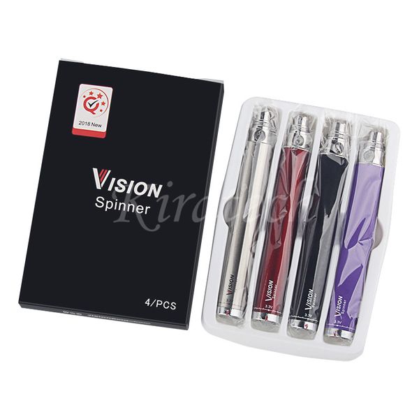 510 Twist Variable voltage Vision Spinner Battery 650mah 900mah 1100mah 1300mah Vaporizer-Pen Electric Cigarette Smoking Vapes Factory Sale
510 Twist Variable voltage Vision Spinner Battery 650mah 900mah 1100mah 1300mah Vaporizer-Pen Electric Cigarette Smoking Vapes Factory Sale