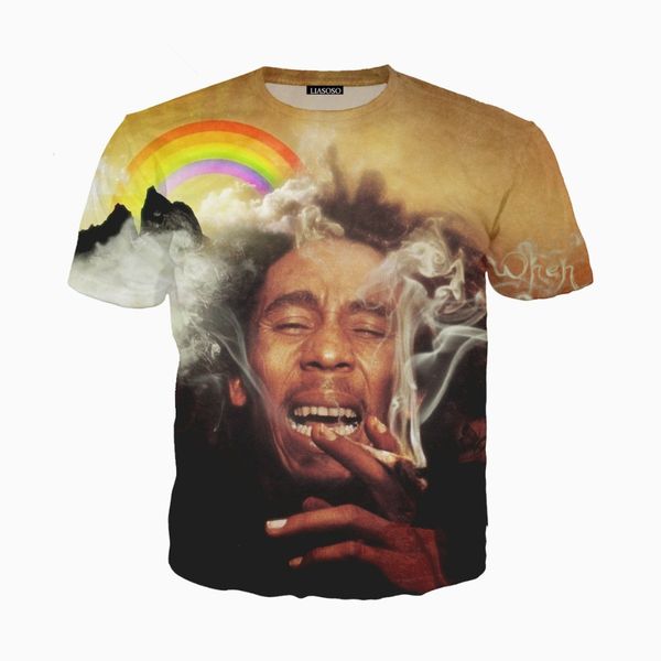 men/womens 3d reggae originator bob marley print short sleeve funny t-shirts harajuku fitness casual shirt u1076, White;black
men/womens 3d reggae originator bob marley print short sleeve funny t-shirts harajuku fitness casual shirt u1076, White;black