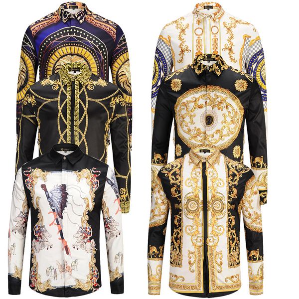 10pcs/lot dhl 2018 brand new medusa printed dress shirt harajuku men slim fit shirts for men black print casual, White;black
10pcs/lot dhl 2018 brand new medusa printed dress shirt harajuku men slim fit shirts for men black print casual, White;black