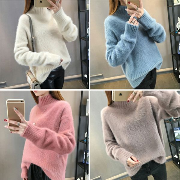 warm mink cashmere soft sweaters and pullovers women autumn winter sweater turtleneck sueter mujer pull femme pullover fs5703, White;black
warm mink cashmere soft sweaters and pullovers women autumn winter sweater turtleneck sueter mujer pull femme pullover fs5703, White;black