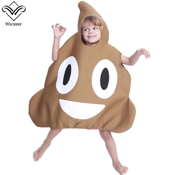 wechery poo costume for kids cute brown cartoon smile face printed cosplay clothing one piece for boys gilrs, Black;red
wechery poo costume for kids cute brown cartoon smile face printed cosplay clothing one piece for boys gilrs, Black;red