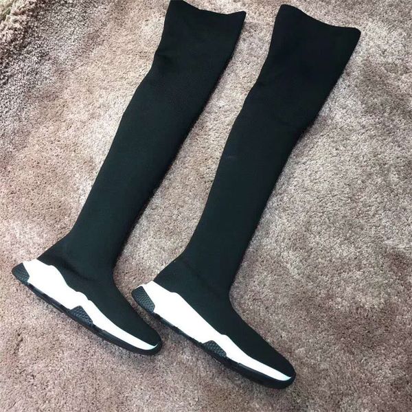 stkehidba spring autumn women's boots casual shoes fashion stretch fabric knee-high boots for women's shoes material, Black
stkehidba spring autumn women's boots casual shoes fashion stretch fabric knee-high boots for women's shoes material, Black