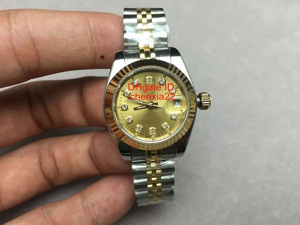 president date watches gold dial women stainless watches ladies automatic wristwatch valentine's gift 32mm, Slivery;brown
president date watches gold dial women stainless watches ladies automatic wristwatch valentine's gift 32mm, Slivery;brown