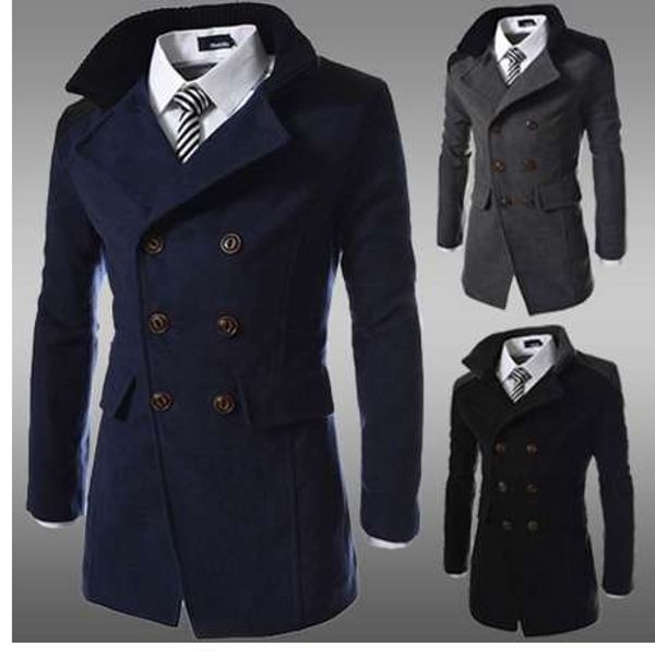 fashion brand winter long trench coat men good quality double breasted wool blend overcoat for men size 3xl, Tan;black
fashion brand winter long trench coat men good quality double breasted wool blend overcoat for men size 3xl, Tan;black