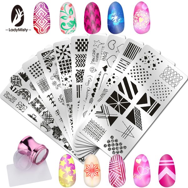 ladymisty 10pcs/lot nail stamping plates set stamper scraper nail art polish stamp plastic diy art manicure tools, White
ladymisty 10pcs/lot nail stamping plates set stamper scraper nail art polish stamp plastic diy art manicure tools, White