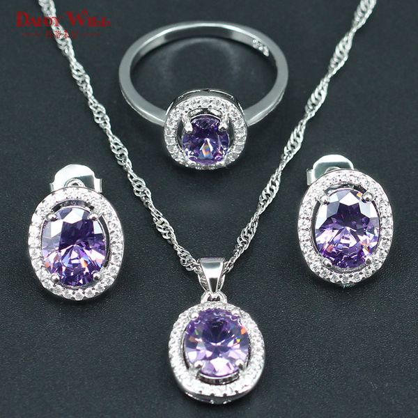 purple egg zircon white crystal bridal jewelry sets 925 silver necklace earrings rings pendants engagement jewelry for women, Slivery;golden
purple egg zircon white crystal bridal jewelry sets 925 silver necklace earrings rings pendants engagement jewelry for women, Slivery;golden