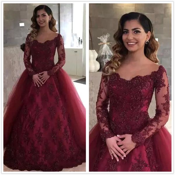 2018 arabic off the shoulder lace long sleeves a line evening dresses satin applique beaded over skirt evening gowns formal party dresses, Black;red
2018 arabic off the shoulder lace long sleeves a line evening dresses satin applique beaded over skirt evening gowns formal party dresses, Black;red