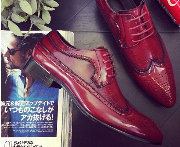 fashion men shoes mens dress shoes sales carved designer wedding male oxford shoes men flats 37-48, Black
fashion men shoes mens dress shoes sales carved designer wedding male oxford shoes men flats 37-48, Black