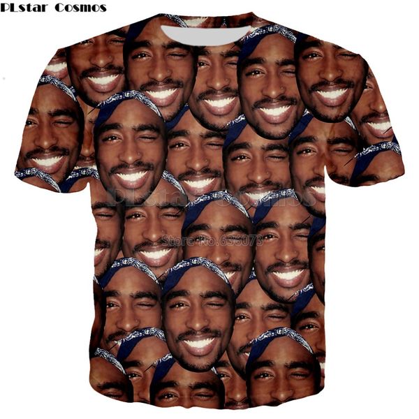 plstar cosmos 2018 summer new style fashion t-shirt rapper 2pac tupac funny collage 3d print men's women's hip hop t shirt, White;black
plstar cosmos 2018 summer new style fashion t-shirt rapper 2pac tupac funny collage 3d print men's women's hip hop t shirt, White;black