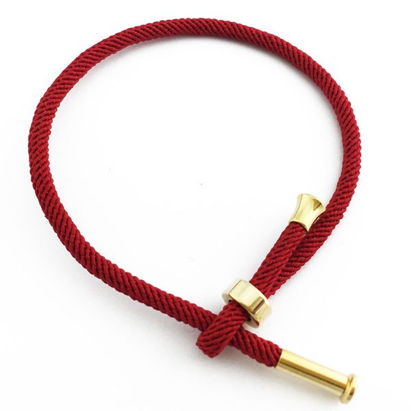 18K Rose Gold Red Rope Bracelet Life Year Red Rope Wristbands Stainless Steel Material Do Not Fade Adjustable
18K Rose Gold Red Rope Bracelet Life Year Red Rope Wristbands Stainless Steel Material Do Not Fade Adjustable