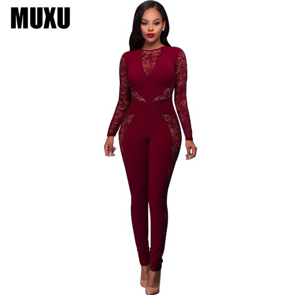 muxu women black lace jumpsuit bodies ladies long body feminino combishort europe and the united states jumpsuits rompers, Black;white
muxu women black lace jumpsuit bodies ladies long body feminino combishort europe and the united states jumpsuits rompers, Black;white