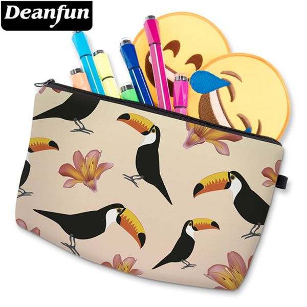 deanfun 3d printing cosmetic bags tucan with flowers black funny organizer for women necessaries 50176
deanfun 3d printing cosmetic bags tucan with flowers black funny organizer for women necessaries 50176