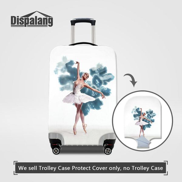 3d printing ballet girl travel luggage suitcase protective cover for trunk case women fashion rain waterproof dustproof covers for 18-32 inc, Black
3d printing ballet girl travel luggage suitcase protective cover for trunk case women fashion rain waterproof dustproof covers for 18-32 inc, Black