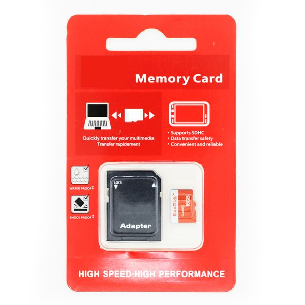 

Карта памяти MicroSD 32 ГБ 16 ГБ 4 ГБ 128 ГБ 128 МБ Карта памяти Micro SD с адаптером + Пакет микро SDXC