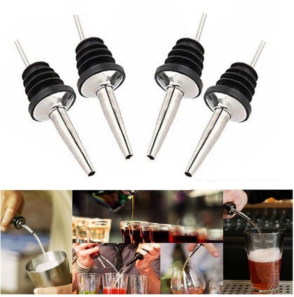 stainless steel flow whisky liquor drinks wine oil bottle pourer spout dispenser with lid and rubber ser silver
stainless steel flow whisky liquor drinks wine oil bottle pourer spout dispenser with lid and rubber ser silver