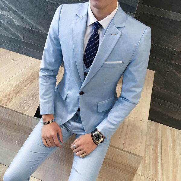 spring and autumn thin large size suit slim light blue wedding dress xz046, White;black
spring and autumn thin large size suit slim light blue wedding dress xz046, White;black