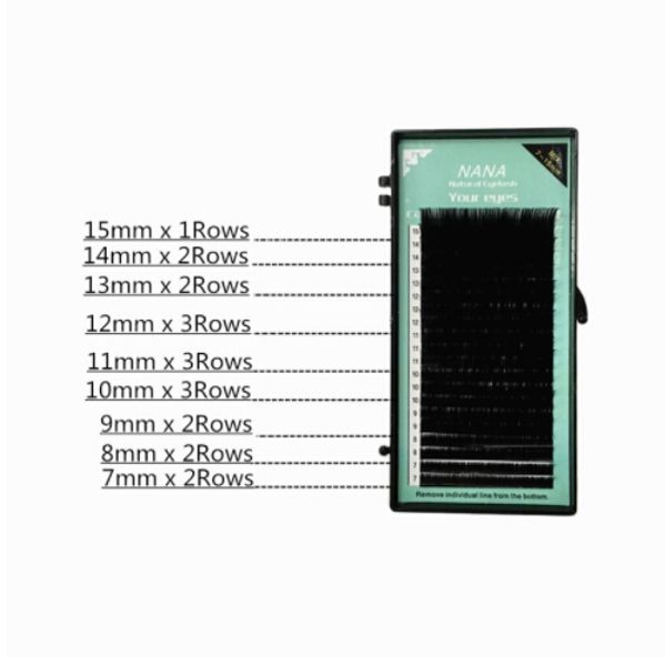 charming lash j b c d curl 7~15mm mix 20rows tray natural eyelashes individual false ing
charming lash j b c d curl 7~15mm mix 20rows tray natural eyelashes individual false ing