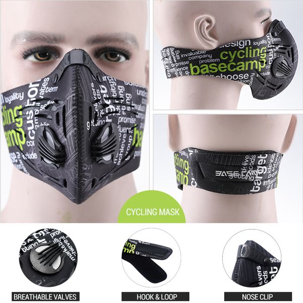 cycling mask activated carbon anti-pollution masks dustproof mountain bicycle sport road cycling masks face cover mtb road, Black
cycling mask activated carbon anti-pollution masks dustproof mountain bicycle sport road cycling masks face cover mtb road, Black