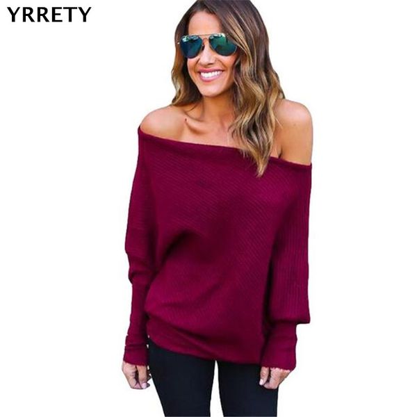 yrrety casual women knit sweater off shoulder fashion batwing sleeve pullover knitted plus size winter autumn clothes, White;black
yrrety casual women knit sweater off shoulder fashion batwing sleeve pullover knitted plus size winter autumn clothes, White;black
